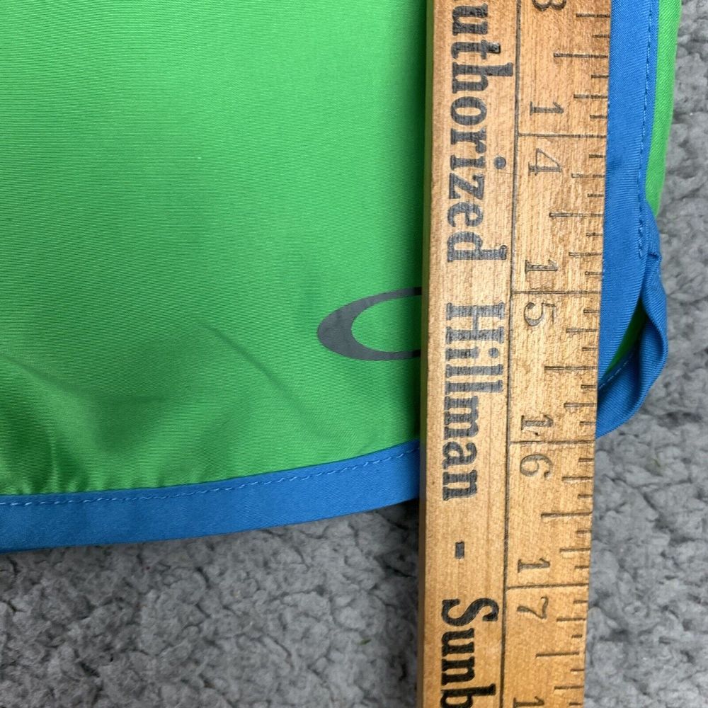 Oakley Green and Blue Men Swim Board Shorts - Picture 9 of 14